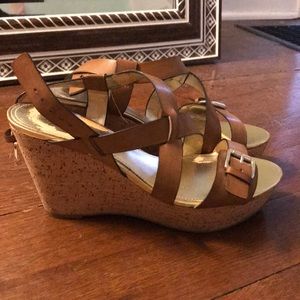Marc Fisher wedge sandals